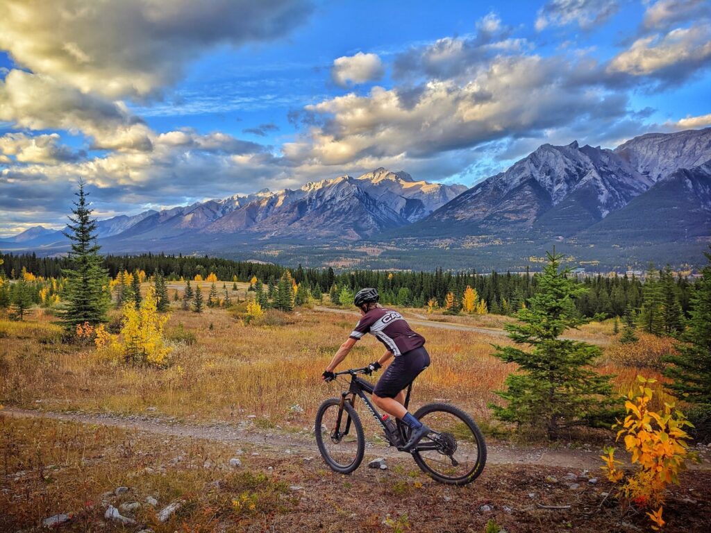 Meadow at the Canmore Nordic Centre - biking, an exciting thing to do in Canmore, Alberta
