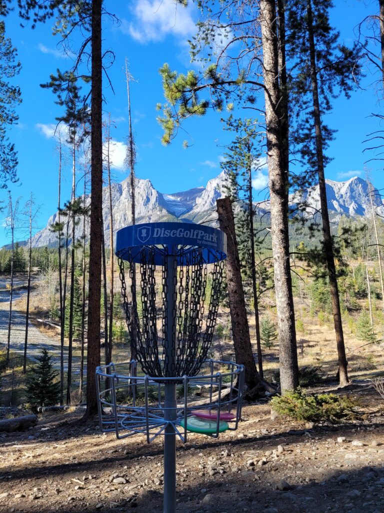 Disc Golf Course at Canmore Nordic Centre in Canmore, Alberta