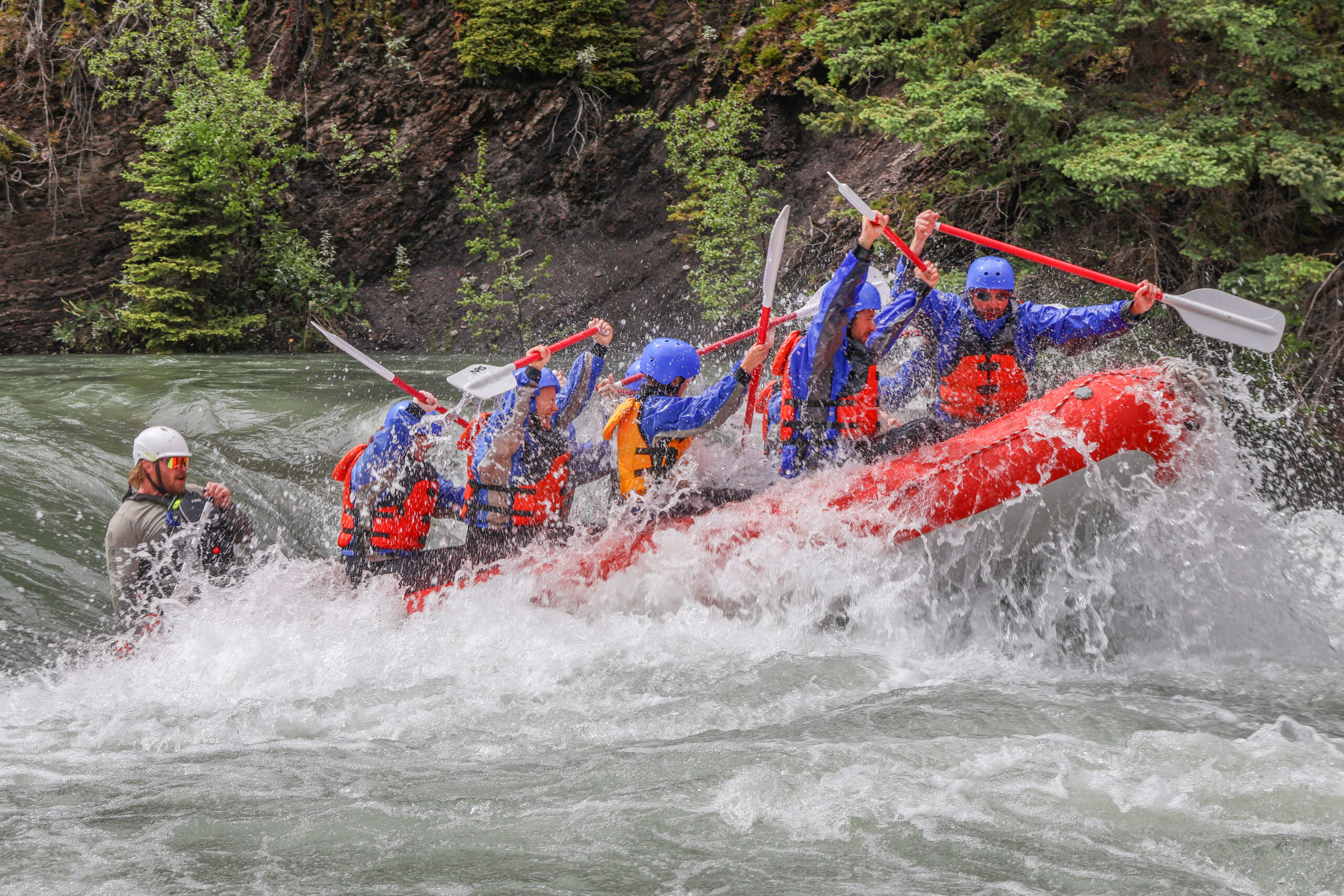 Whitewater Rafting on the Kananaskis River with Canadian Rockies Rafting