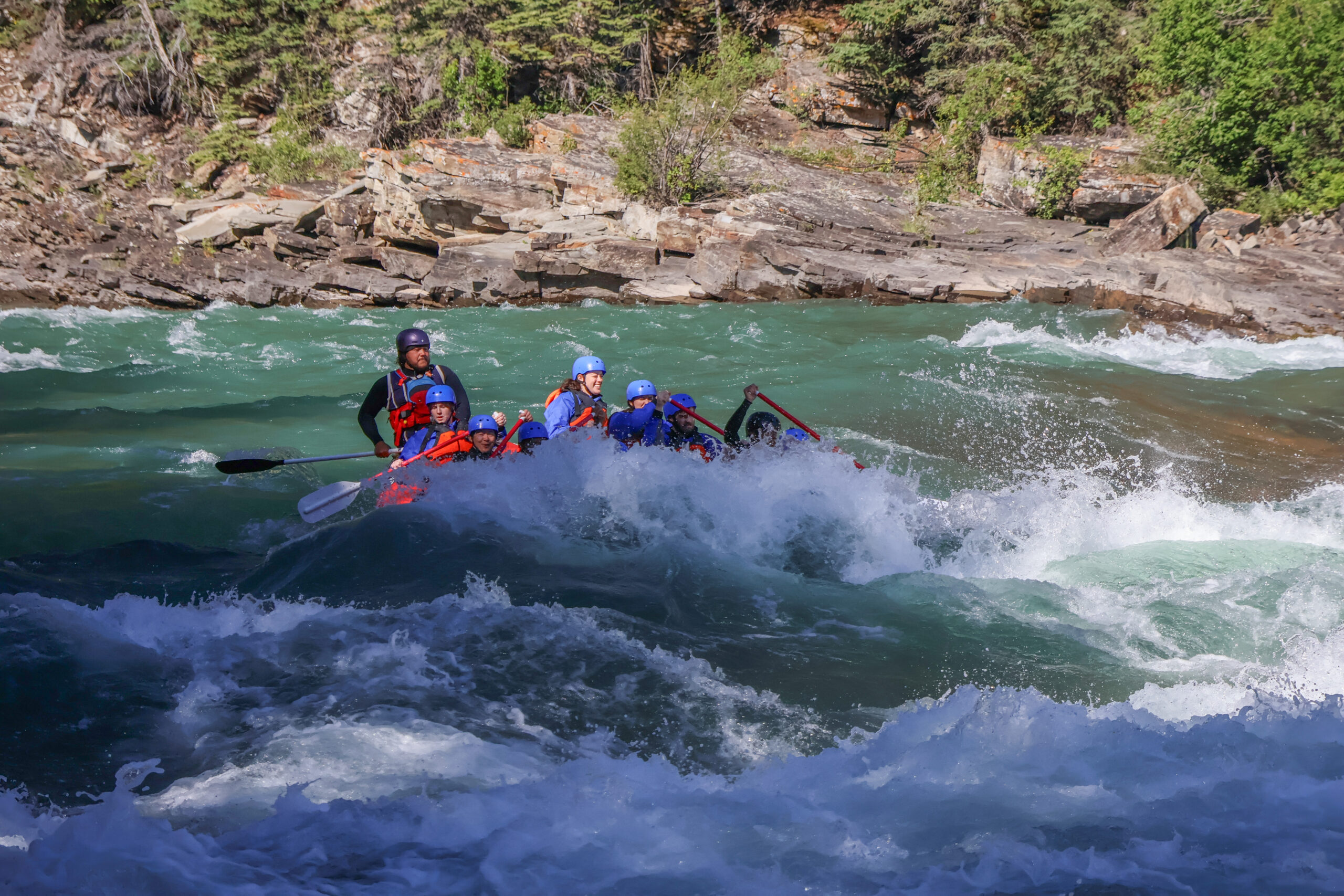 IMG_0690 Rafting the Bow River Horseshoe Canyon with Canadian Rockies Rafting
