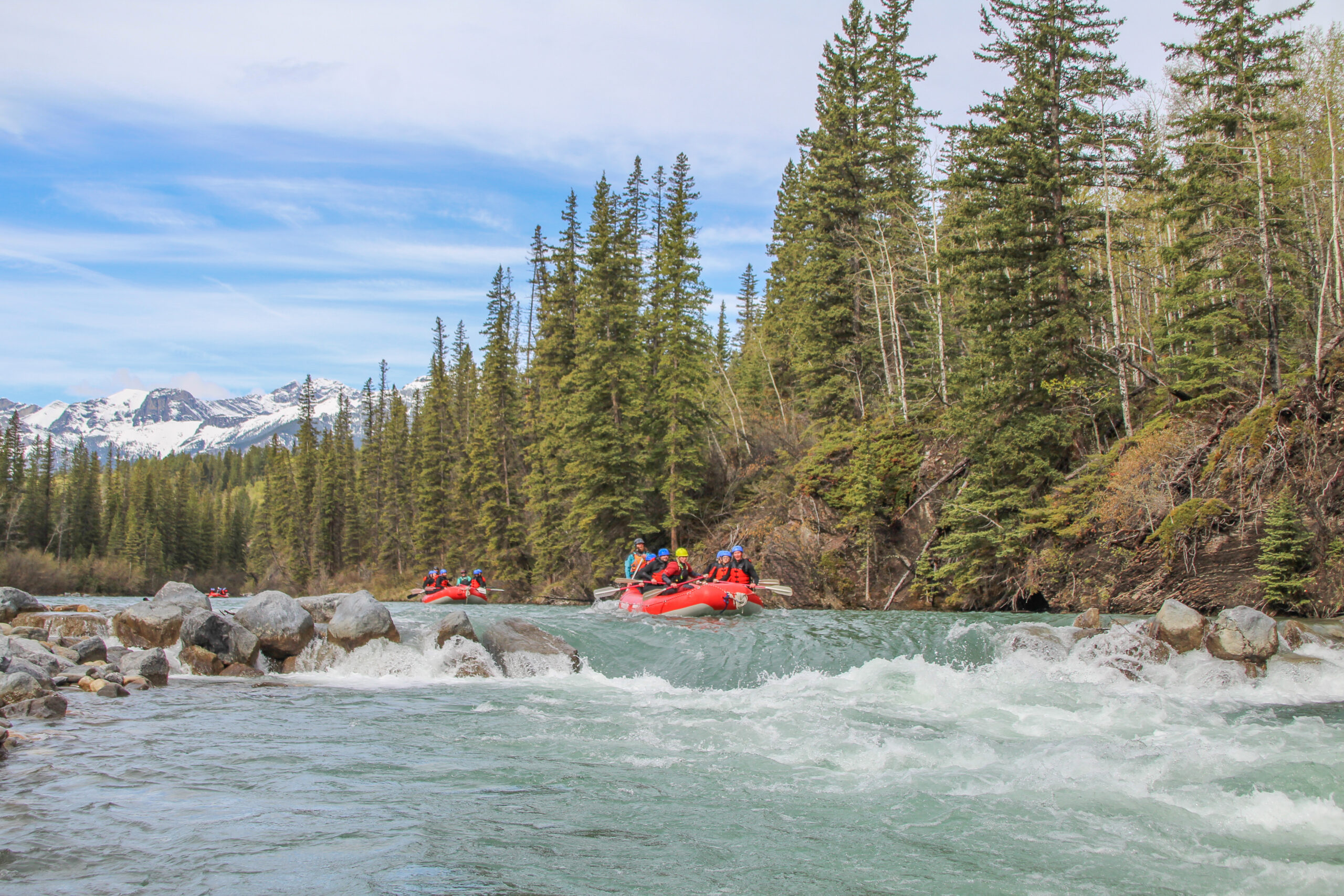 Rafting on the Kananaskis River with Canadian Rockies Rafting - a Canmore Adventure not to miss