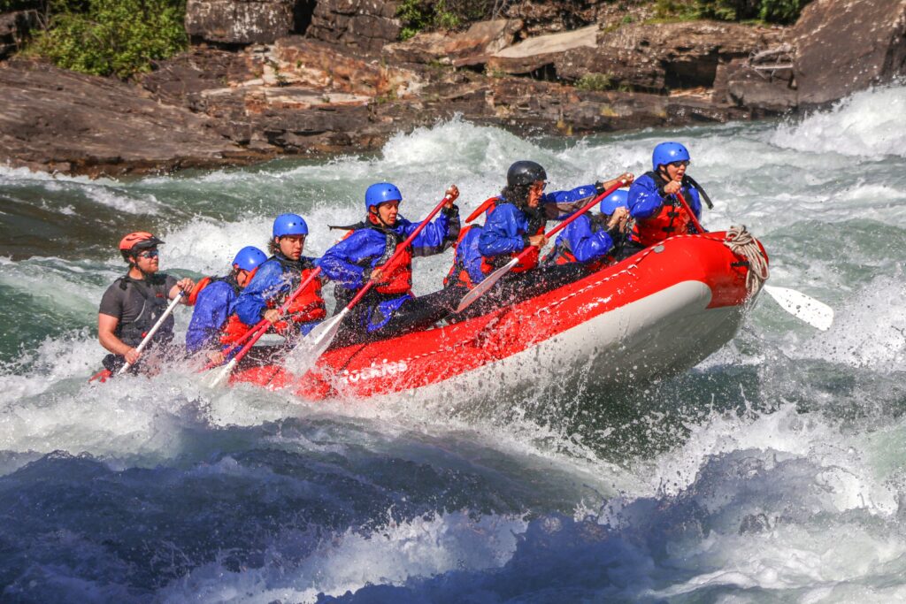 Rafting the Horseshoe Canyon with Canadian Rockies Rafting